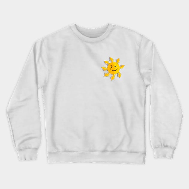 The Sun in my Chest Crewneck Sweatshirt by Aine Creative Designs